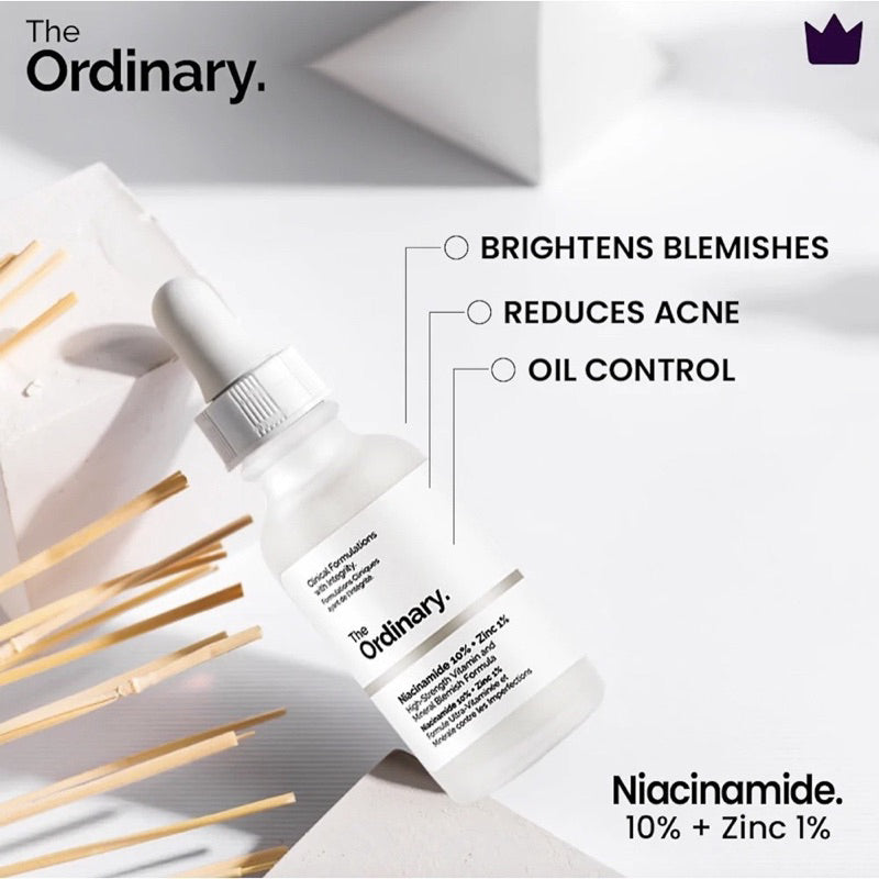 Ordinary Niacinamide 10% + Zinc 1% – 30ml Serum For All Skin Types