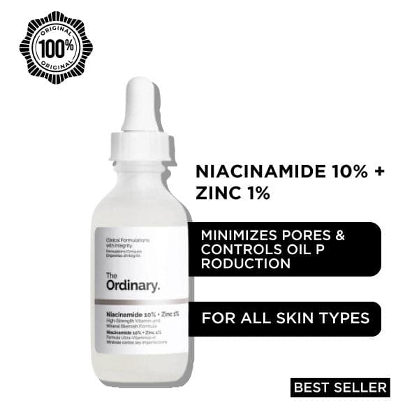 Ordinary Niacinamide 10% + Zinc 1% – 30ml Serum For All Skin Types